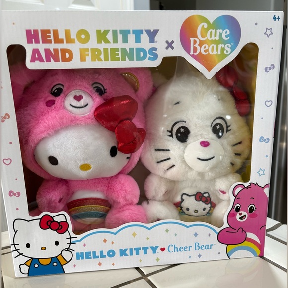 Hello Kitty Other - Hello Kitty and Friends Plush Duo - Pink and White